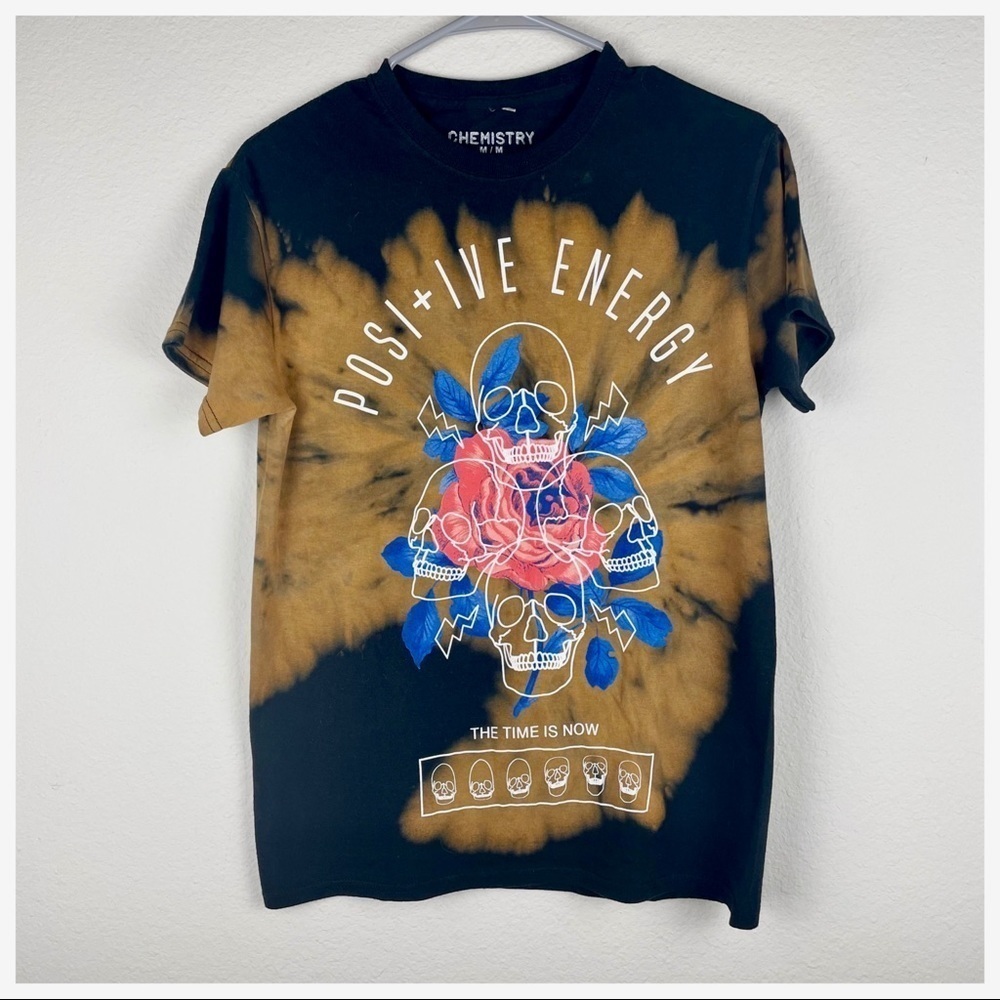 Positive Energy Graphic Tee tie‎ dye​​​​​​​